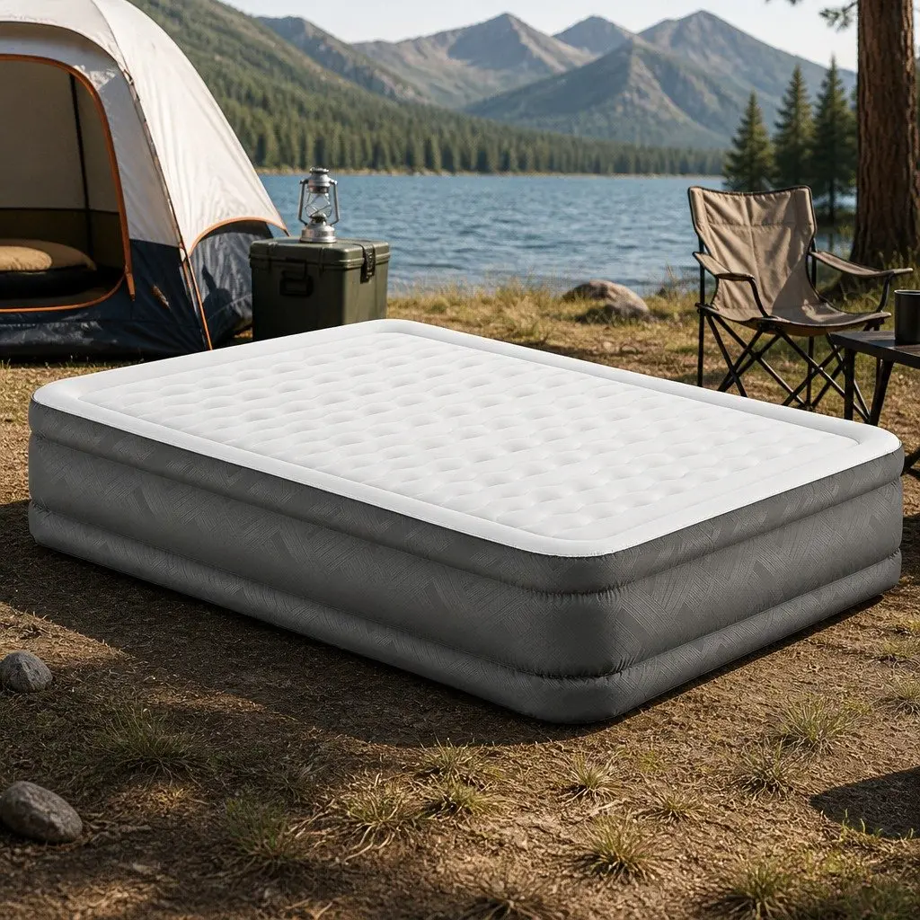 Queen Air Mattress for Indoor & Outdoor Use