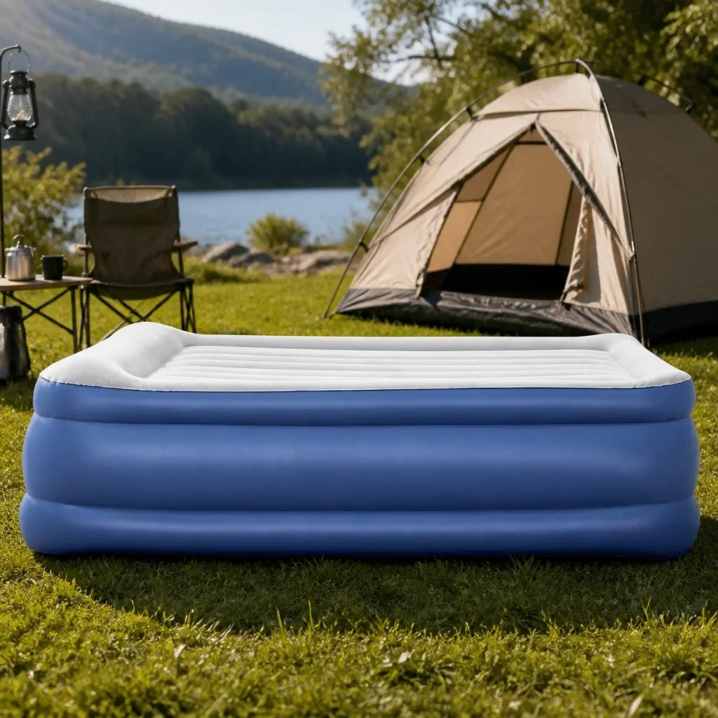 Queen Size Inflatable Air Mattress with Electric Pump