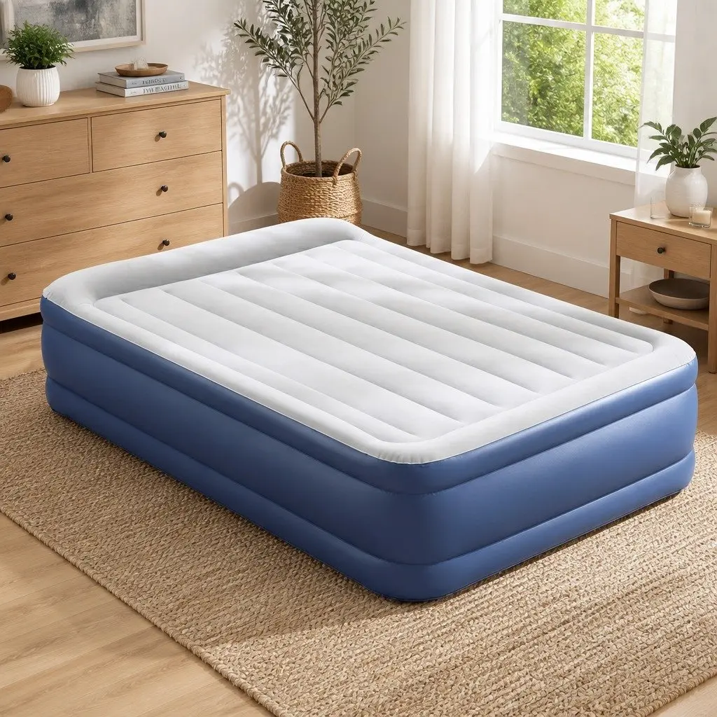 Queen Size Inflatable Air Mattress with Electric Pump