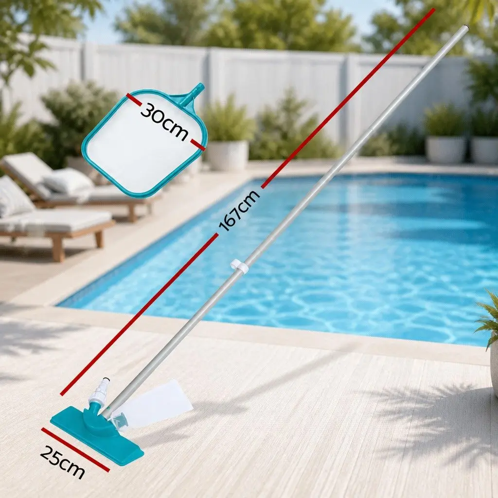 Adjustable Aluminium Pole Pool Vacuum Cleaner Kit