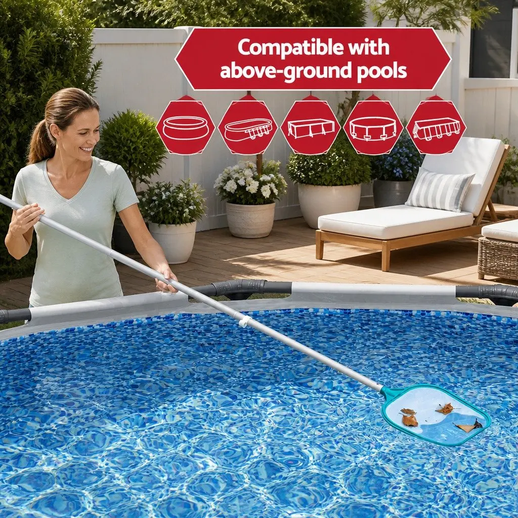 Adjustable Aluminium Pole Pool Vacuum Cleaner Kit