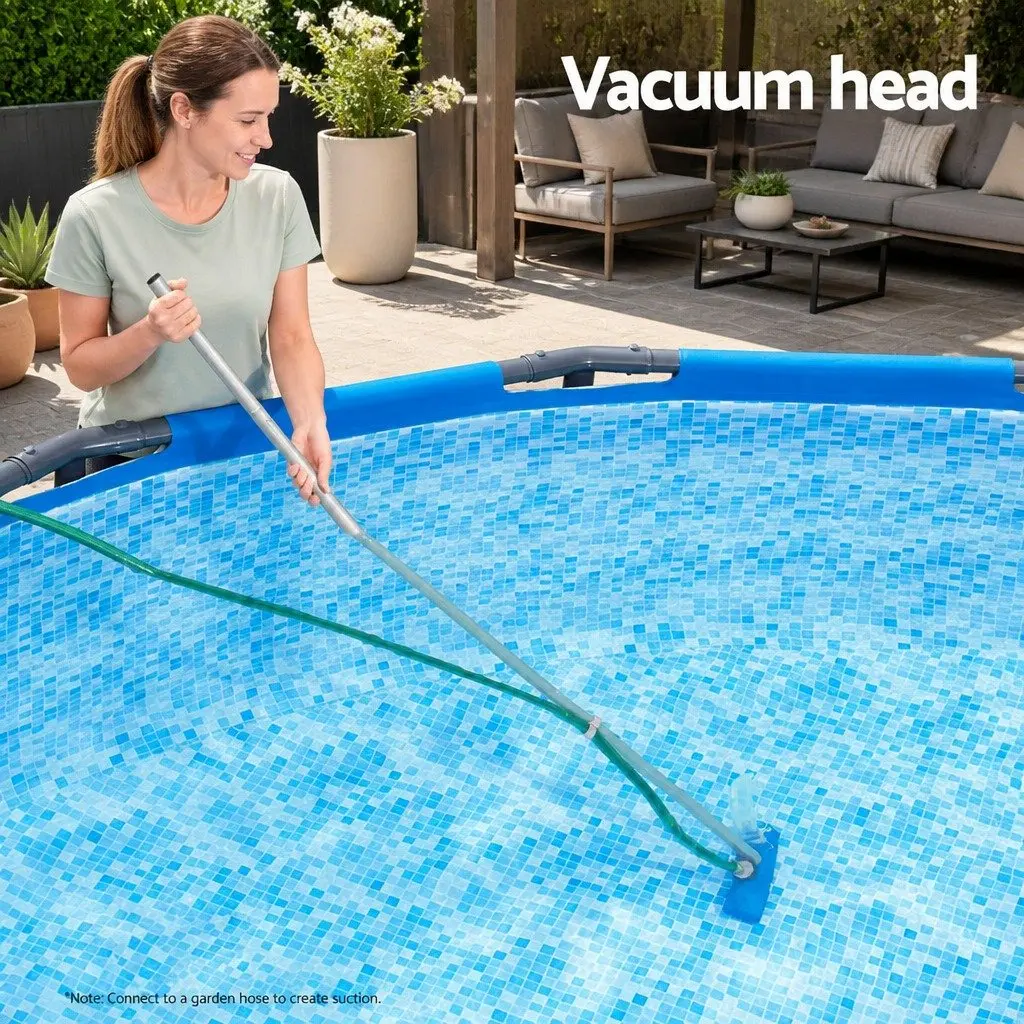 Pool Cleaner Vacuum Skimmer Kit with Thermometer