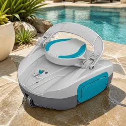 Cordless Robotic Pool Cleaner for Efficient Cleaning