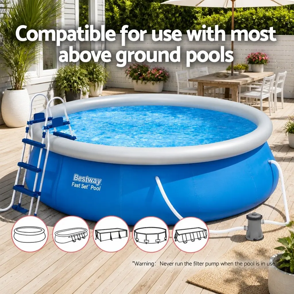 Pool Filter Pump Plastic 330GPH Above-Ground