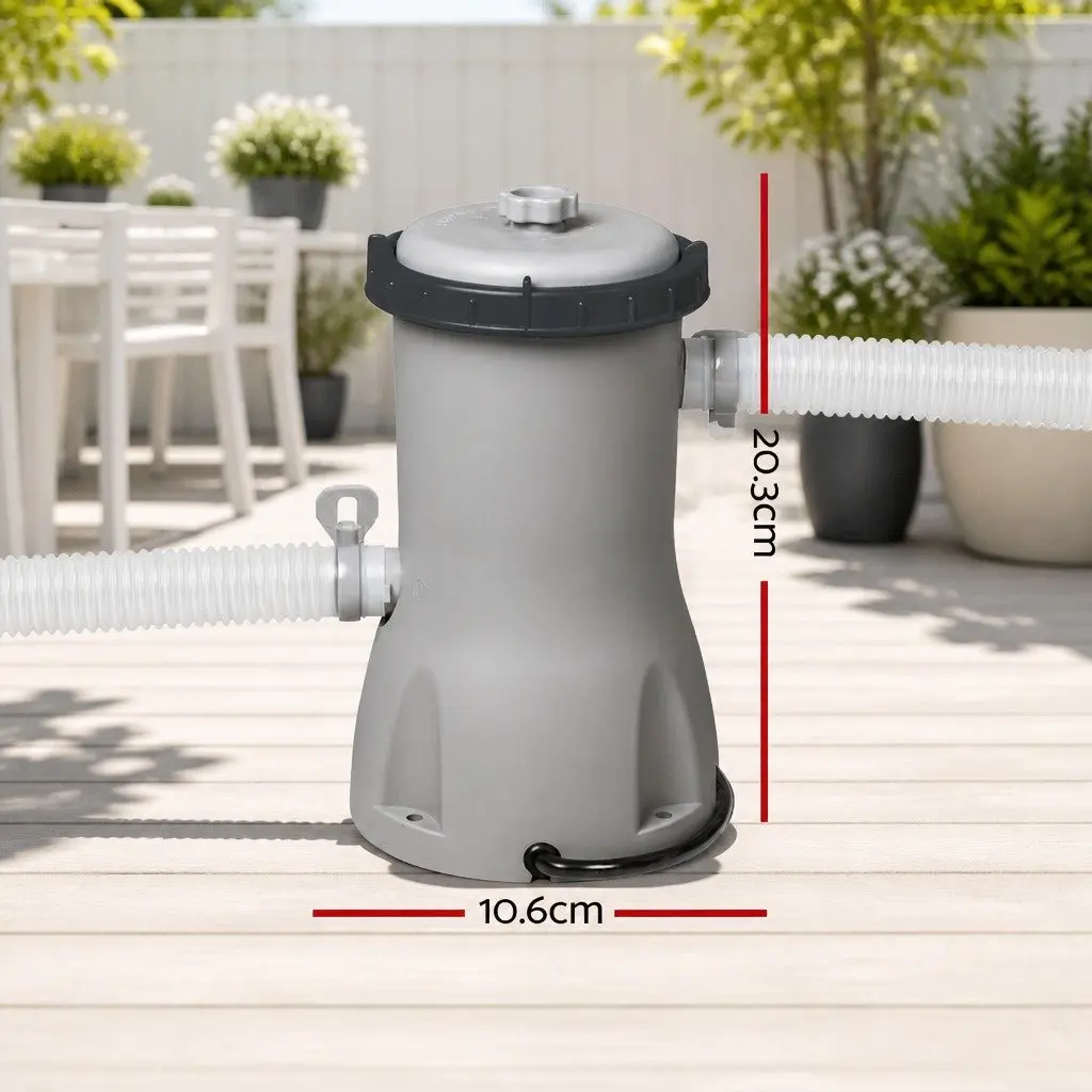 800GPH Pool Filter Pump for Above-Ground Pools