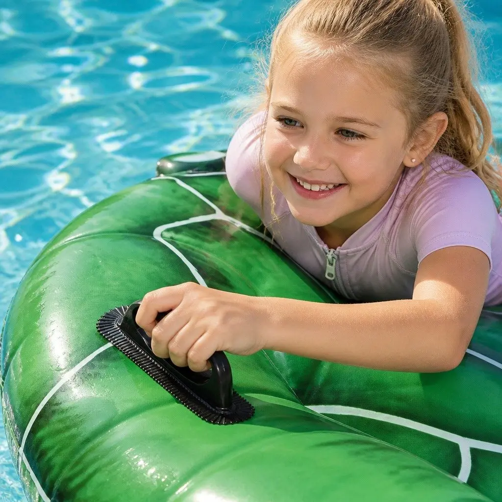 Turtle Rider Inflatable Pool Float for Summer Fun