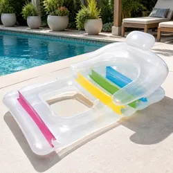 Sturdy Inflatable Pool Lounge Float with Comfortable Design