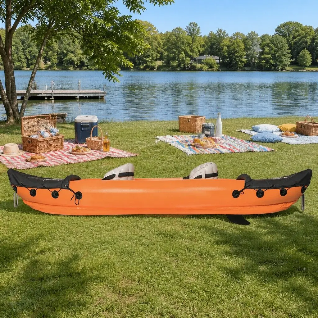 Inflatable Kayak for 2 with Aluminium Oars