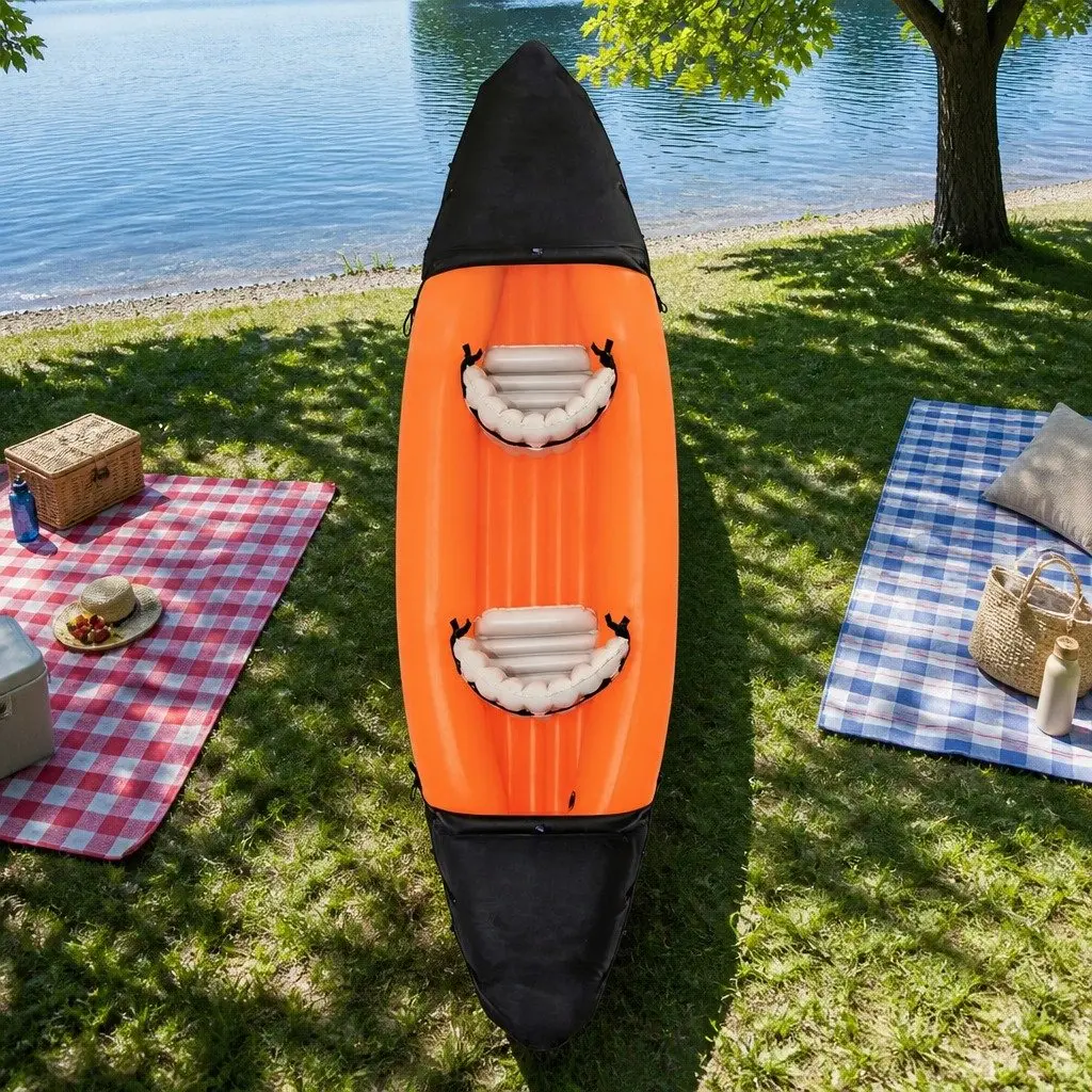 Inflatable Kayak for 2 with Aluminium Oars