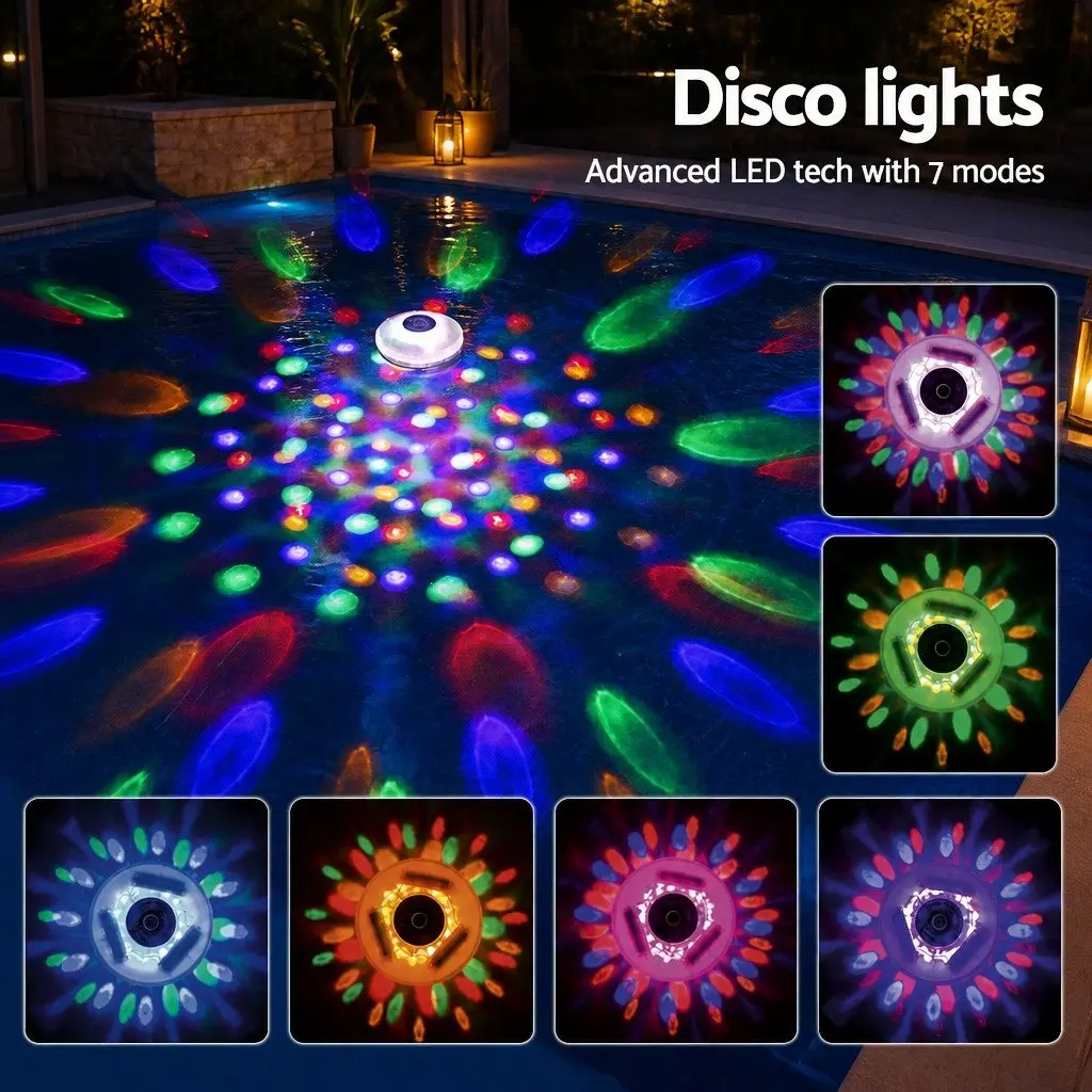Pool Float Light LED Waterproof 15cm x 14.5cm x 7cm Multicolour