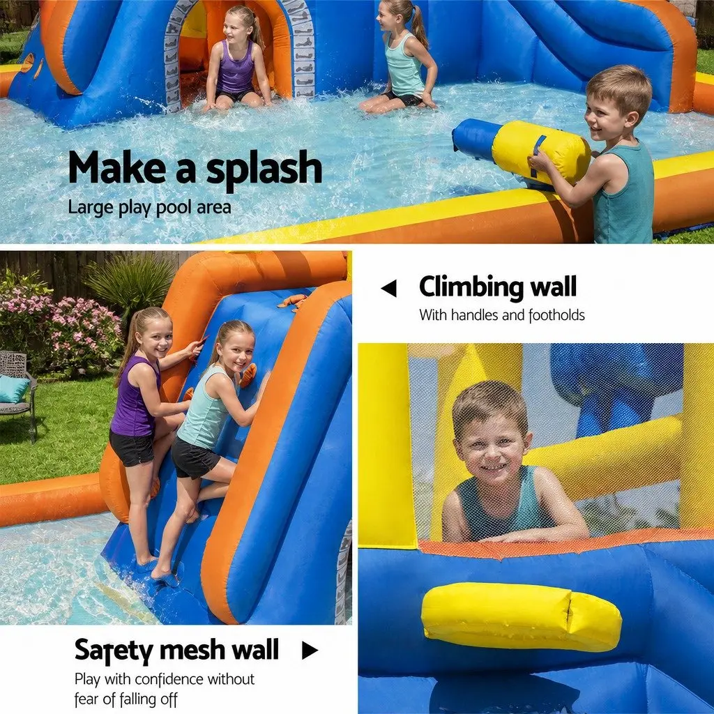 Inflatable Water Slide Park 551x502x265cm