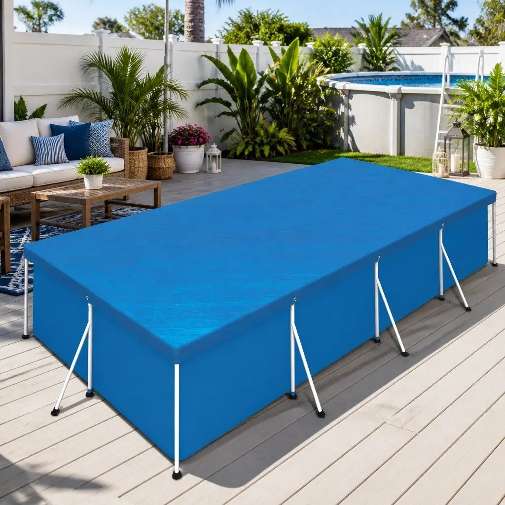 Pool Cover PE 4M x 2.11M Blue