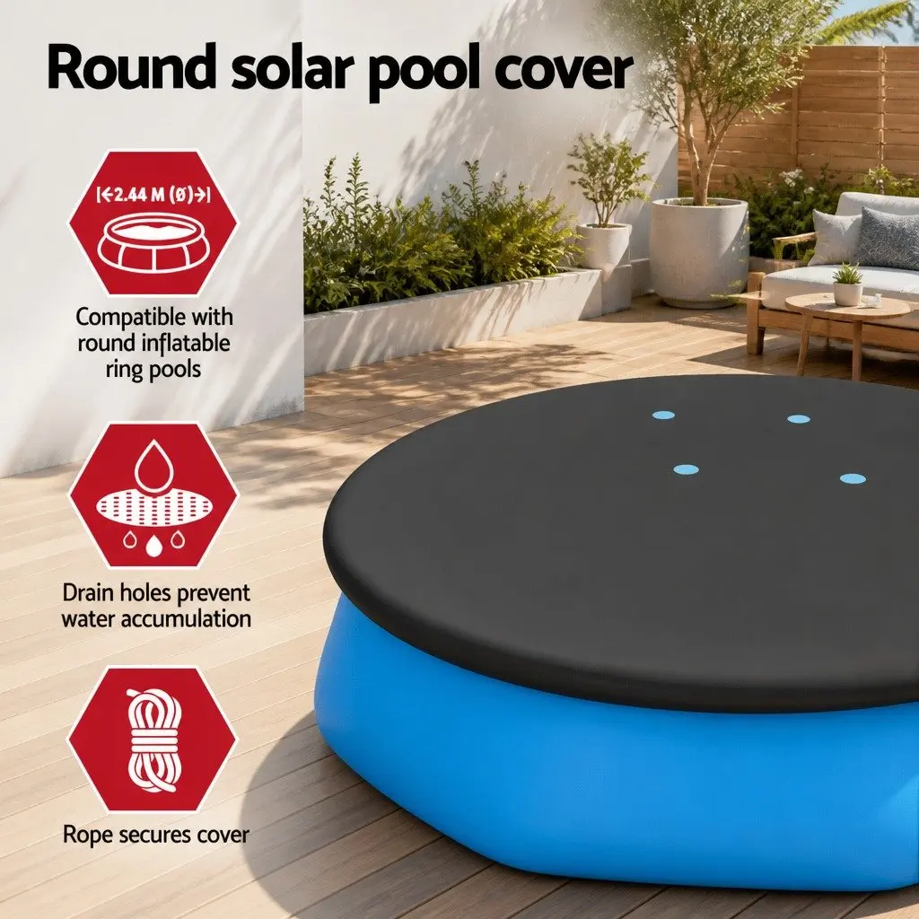 Pool Cover for 2.44m Above Ground Swimming Pools