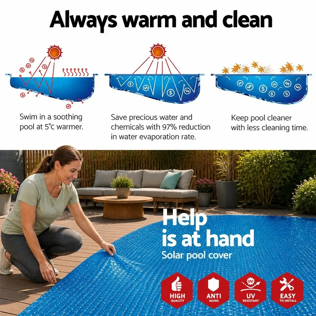Solar Pool Cover for 4.17m Round Pools