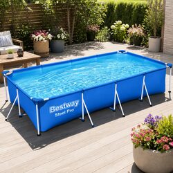 Durable Above Ground Swimming Pool 400x211x81cm