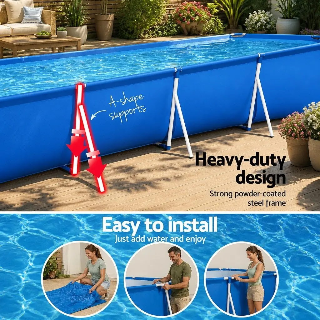 Above Ground Swimming Pool 400x211x81cm