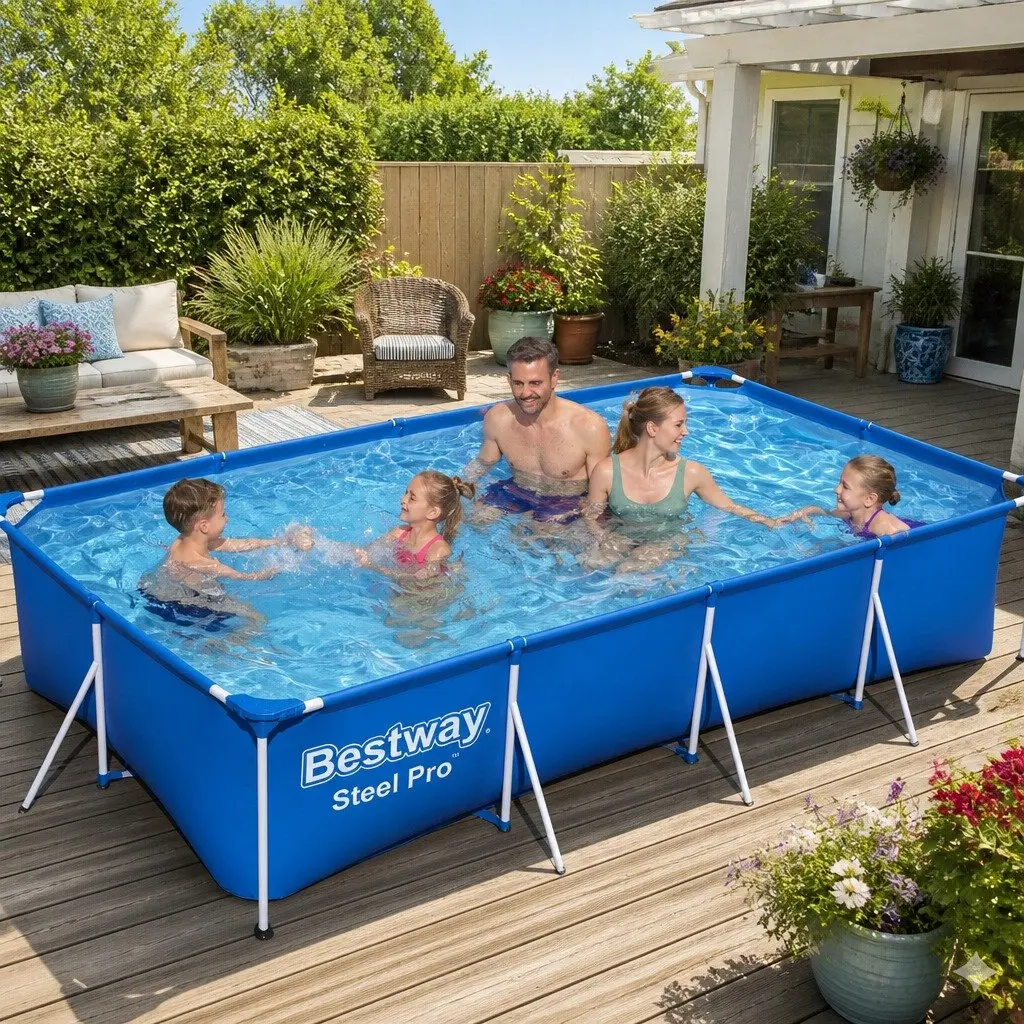 Above Ground Swimming Pool 400x211x81cm