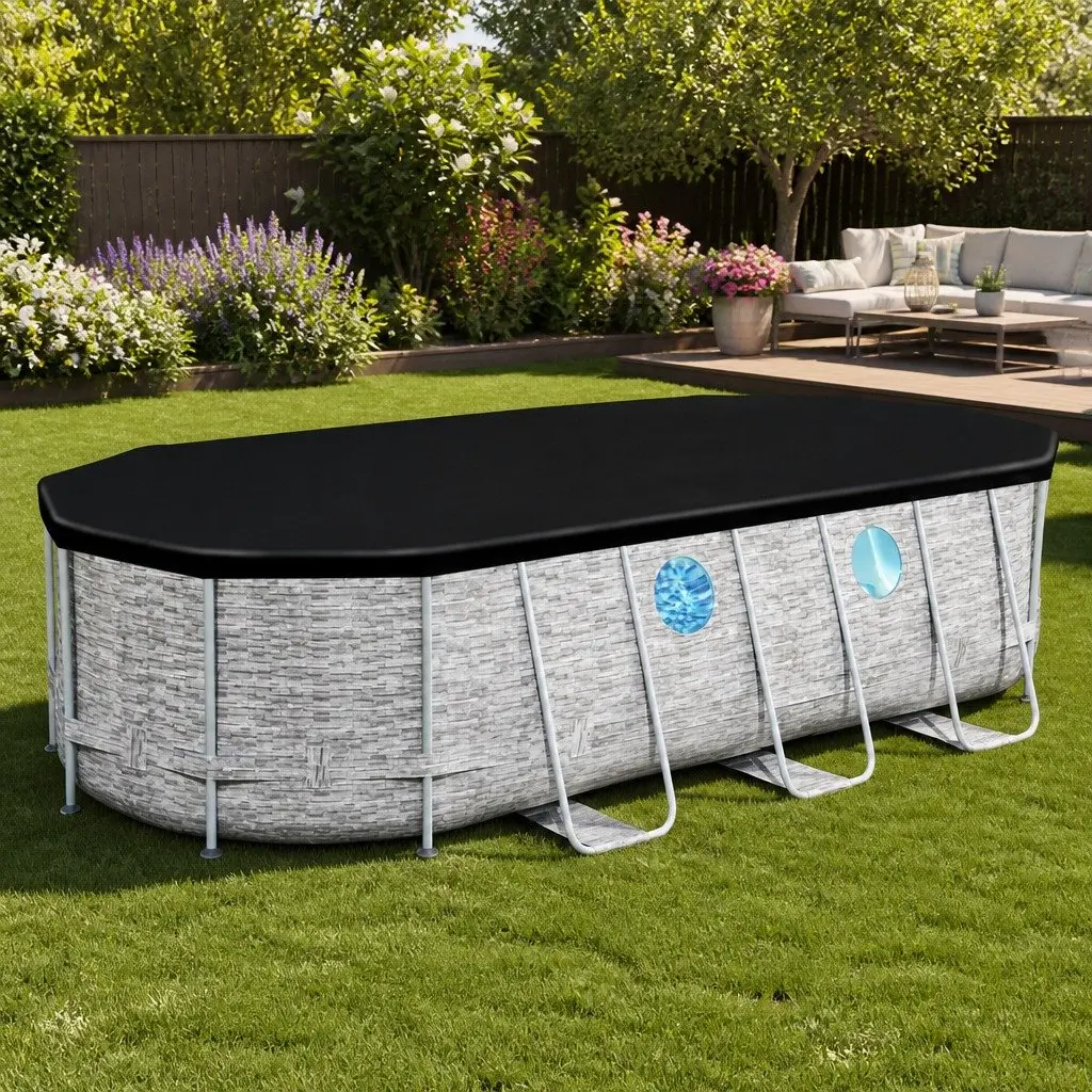 Above Ground Pool with Steel Frame and Filter Pump