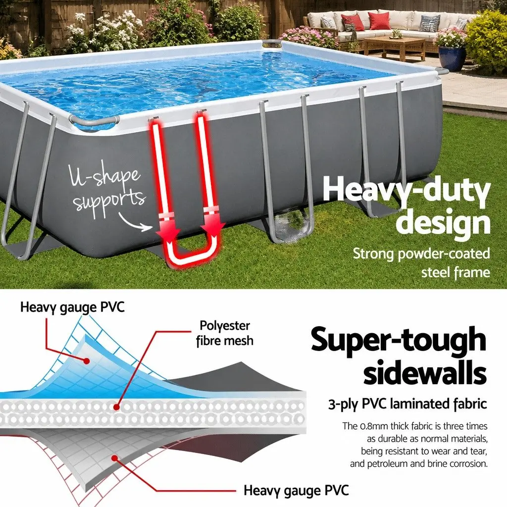 Above Ground Swimming Pool 732x366x132cm