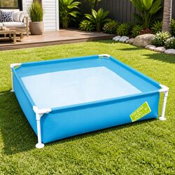 Durable Square Kids Swimming Pool for Outdoor Fun