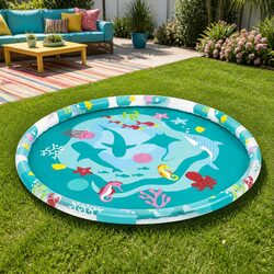 Durable Inflatable Splash Pad for Kids, 165cm