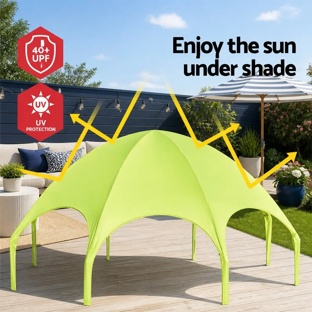 Above Ground Swimming Pool Steel Frame 244x51cm Green
