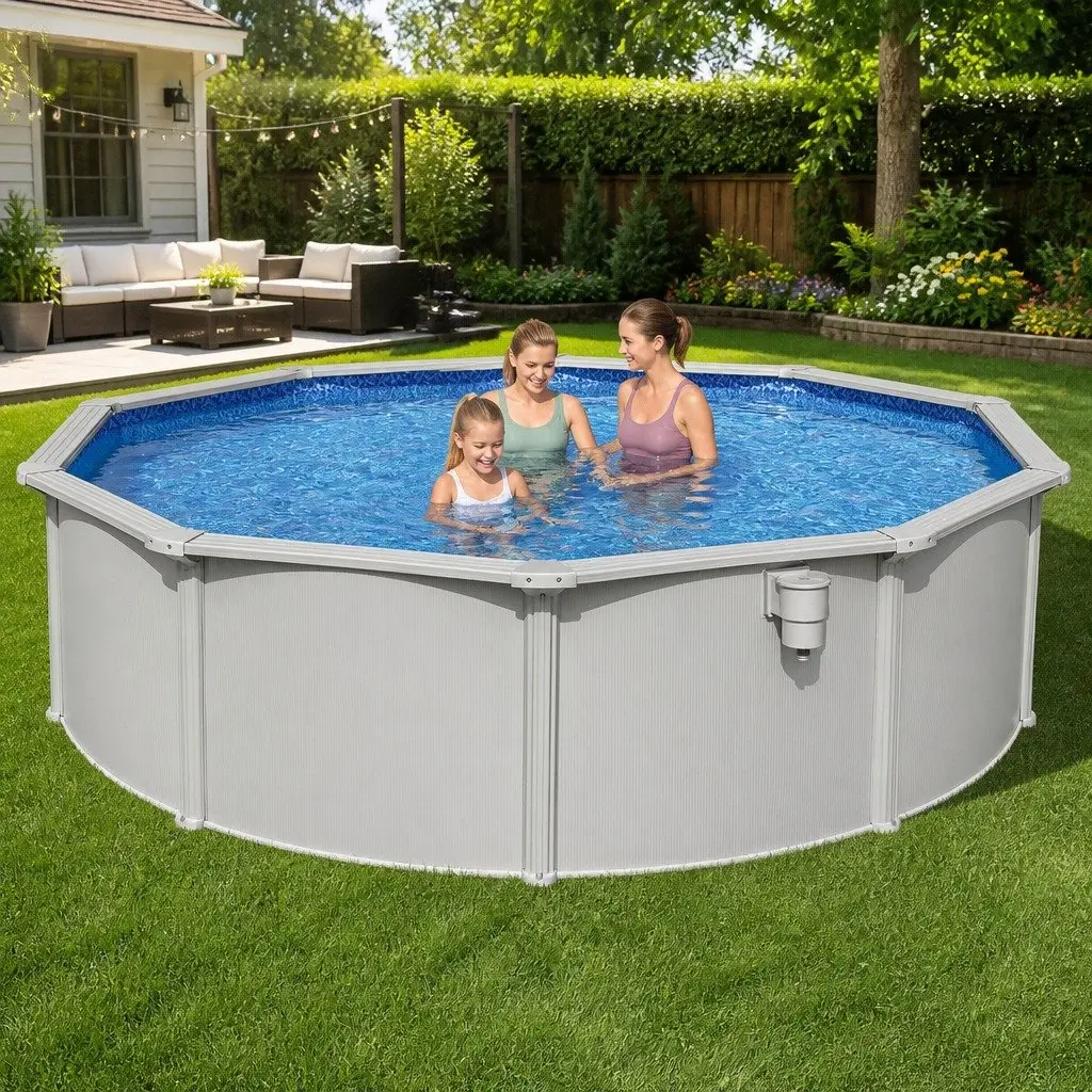 Steel Frame Round Swimming Pool 457cm