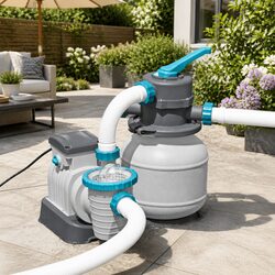 Durable 1500GPH Pool Sand Filter Pump for Above Ground Use