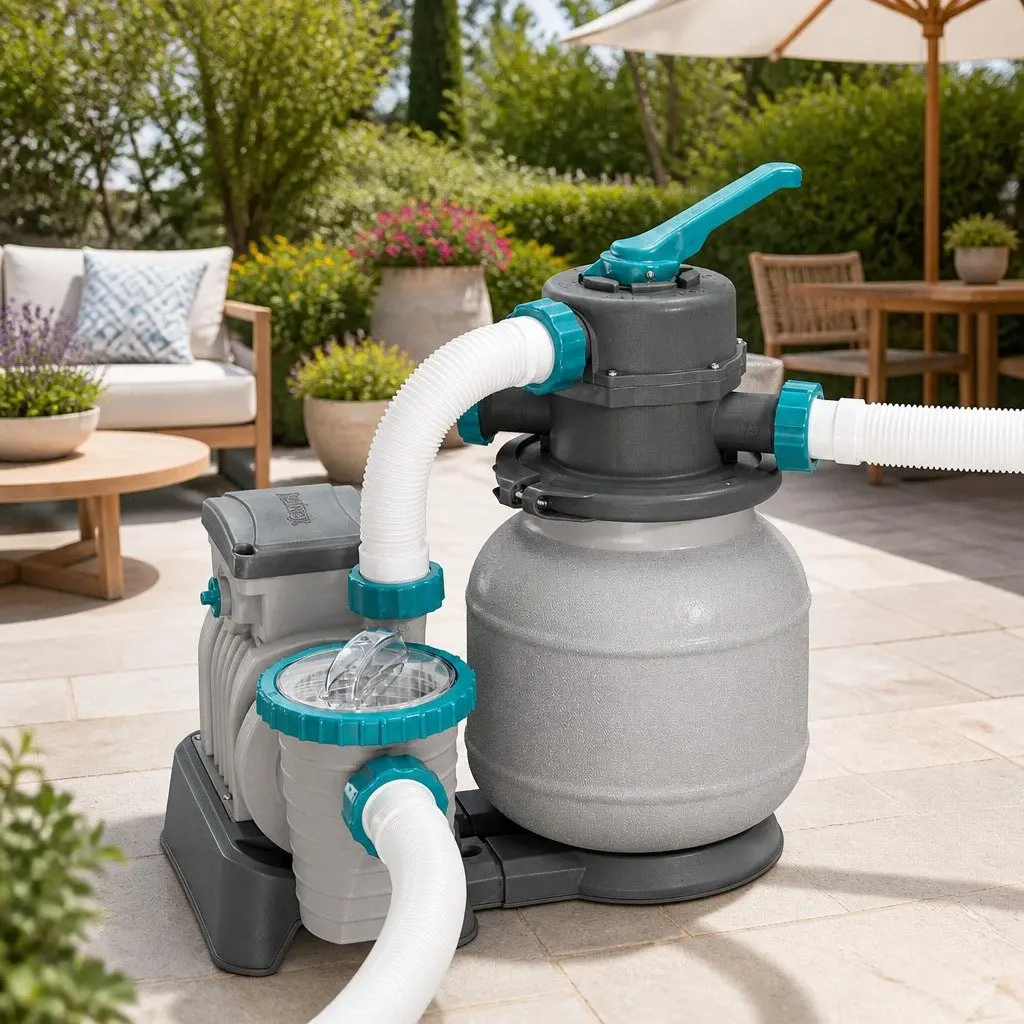 1500GPH Pool Sand Filter Pump for Above Ground Use