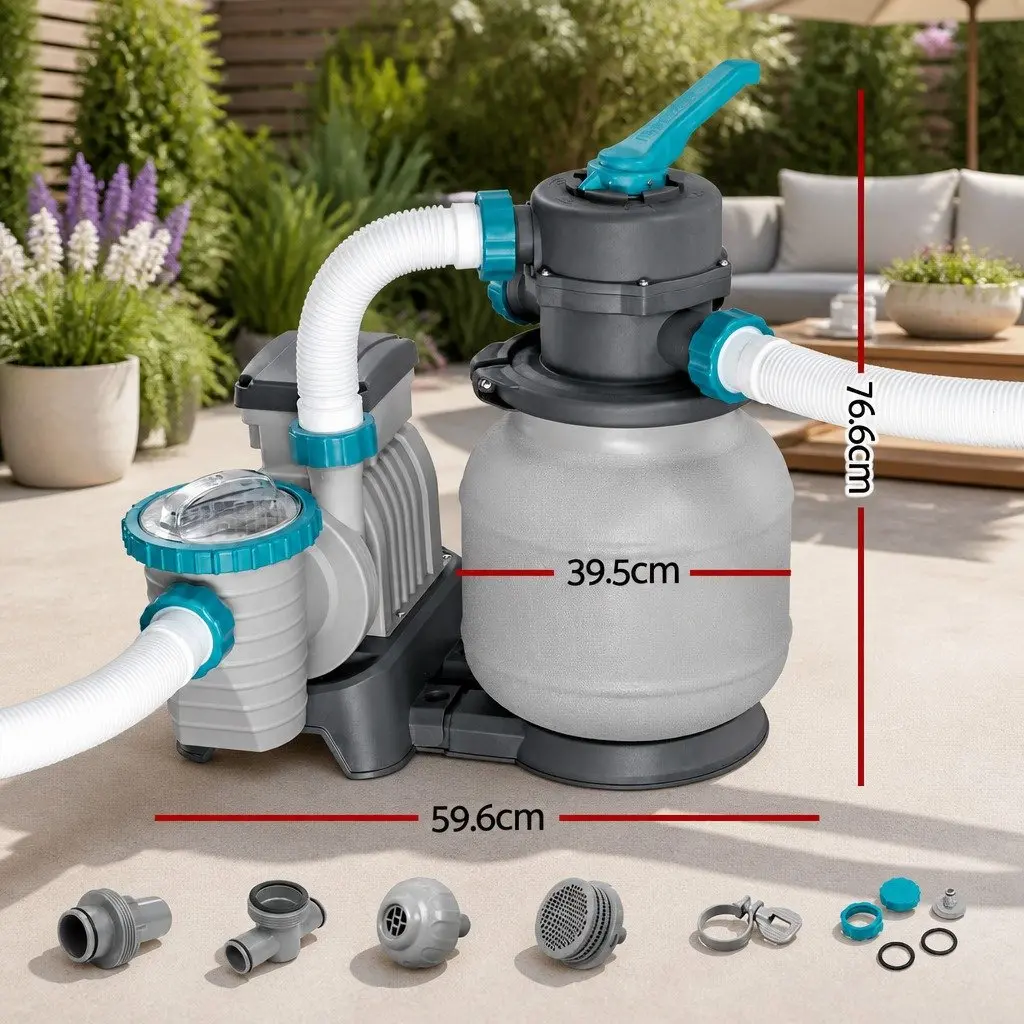 1500GPH Pool Sand Filter Pump for Above Ground Use