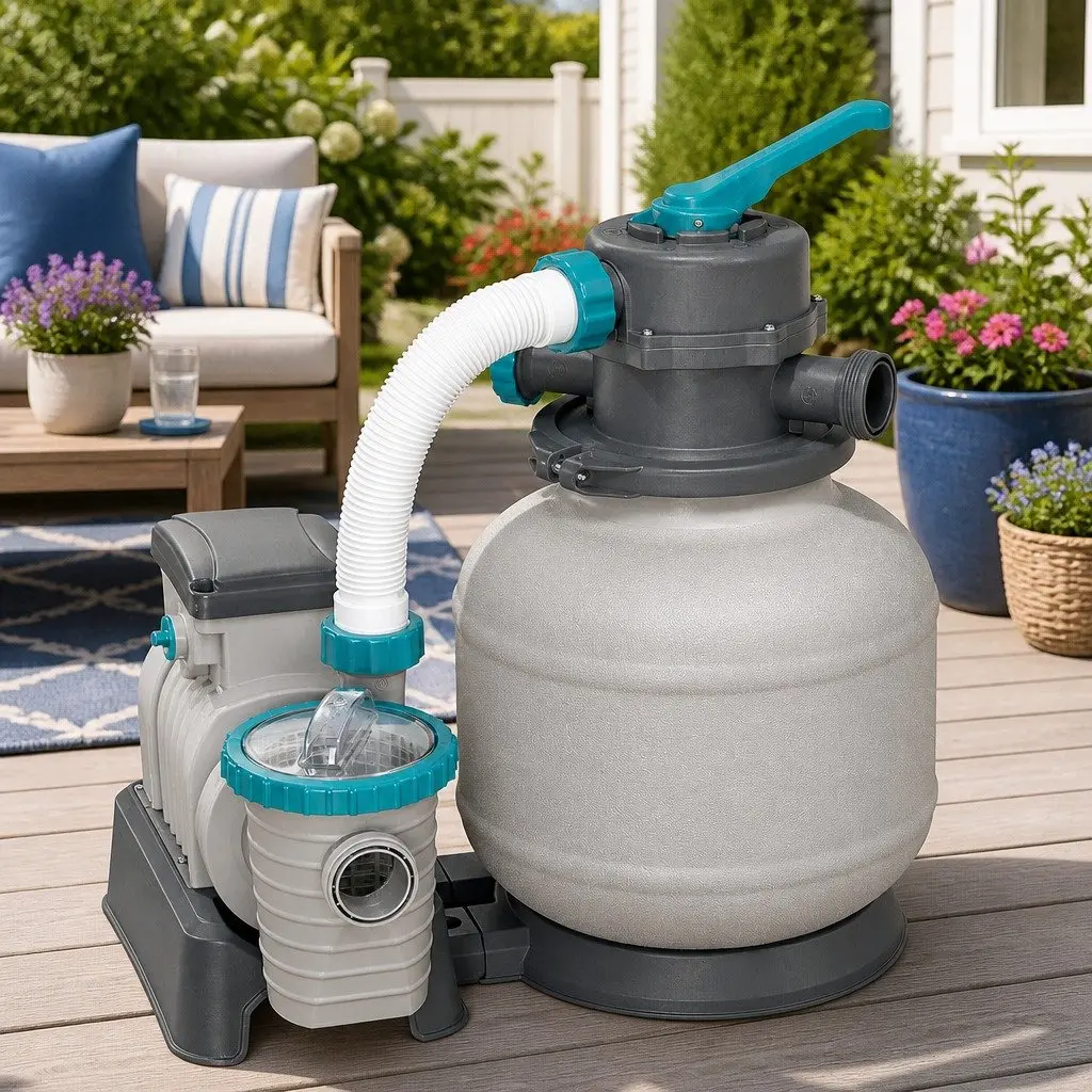 Above Ground Pool Sand Filter Pump 2200GPH Flowclear