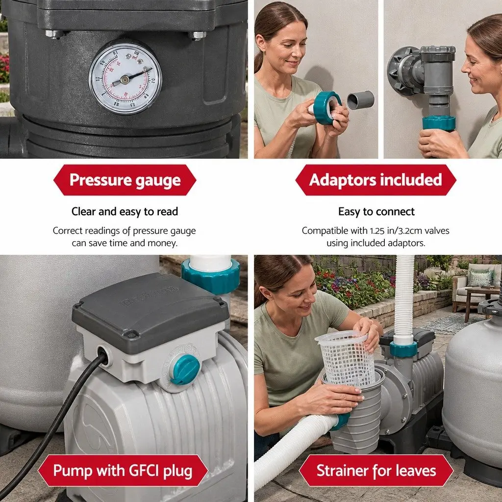 Sand Filter Pool Pump for Above Ground Pools