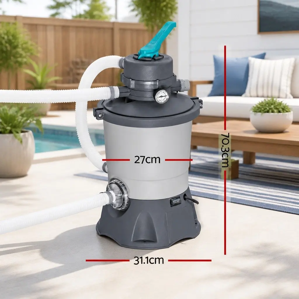 800GPH Sand Filter Pump System for Pools