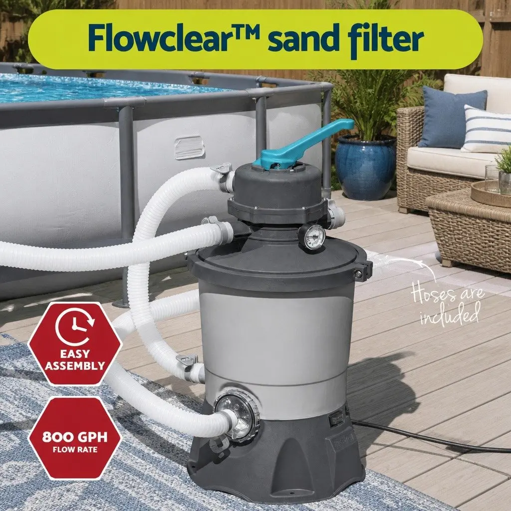 800GPH Sand Filter Pump System for Pools