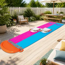 Durable Double Lane Inflatable Water Slide for Kids
