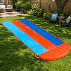 Triple Lane Inflatable Water Slide for Kids 4.88m