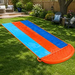Triple Lane Inflatable Water Slide for Kids 4.88m