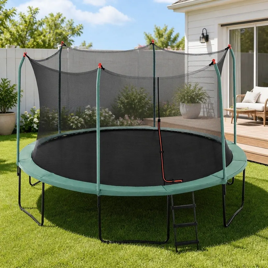 14ft Outdoor Trampoline with Safety Net