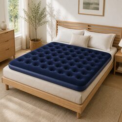Durable Air Mattress King 2.03m Inflatable Bed for Guests