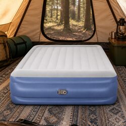 King Air Mattress 203x193x56cm with AC Pump for Durability