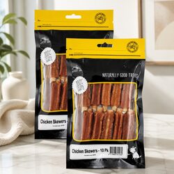 Premium High Protein Chicken Skewers Dog Treats 10pk x 2pk