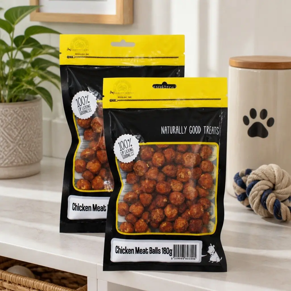 Dog Treats Chicken Meat Balls Soft Chewy 180g x 2pk