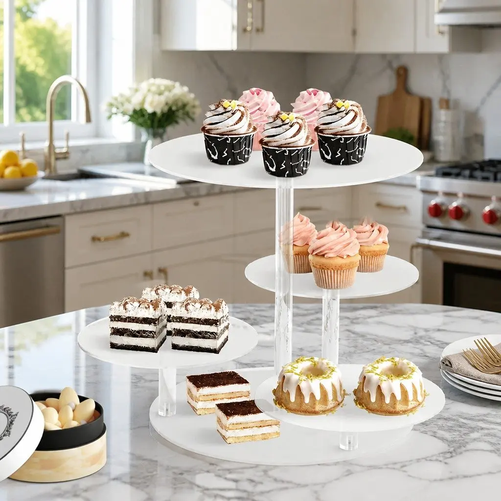 5 Tier Round Cake Stand for Events & Weddings