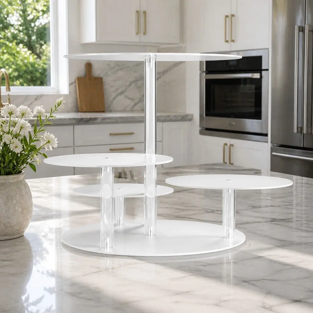 5 Tier Round Cake Stand for Events & Weddings