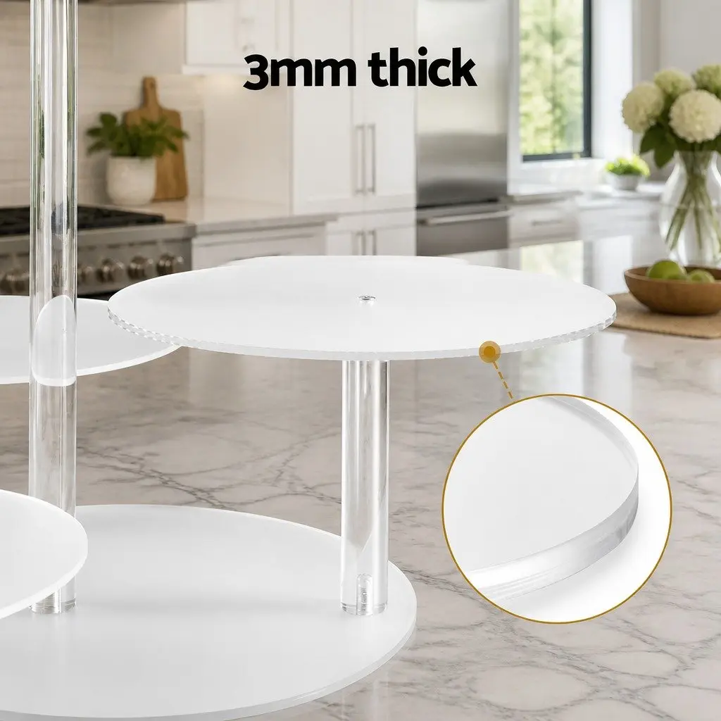 5 Tier Round Cake Stand for Events & Weddings