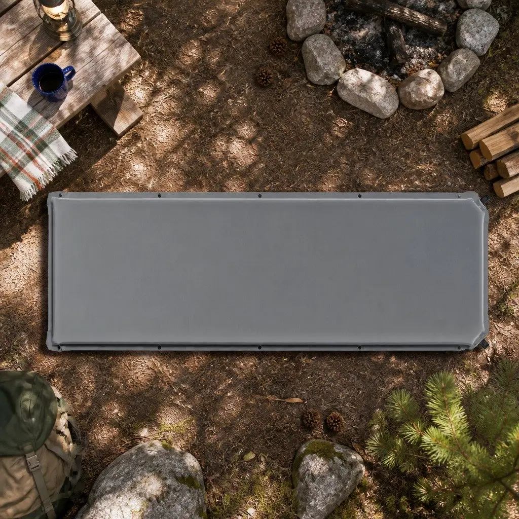 Portable Self-Inflating Camping Mattress in Grey