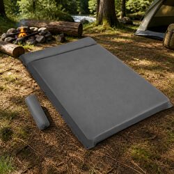 Premium Double Self Inflating Mattress 10cm Grey