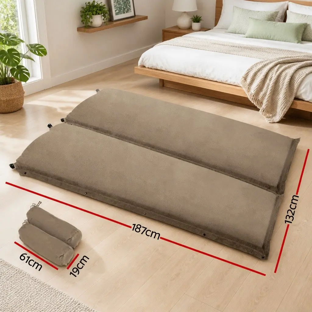 Self Inflating Double Sleeping Mat for Camping