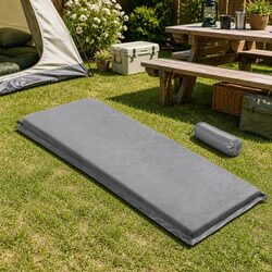 Premium Grey Self-Inflating Sleeping Mat for Camping