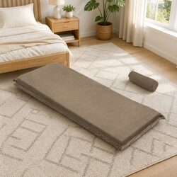 High-Quality Self-Inflating Camping Mattress in Coffee
